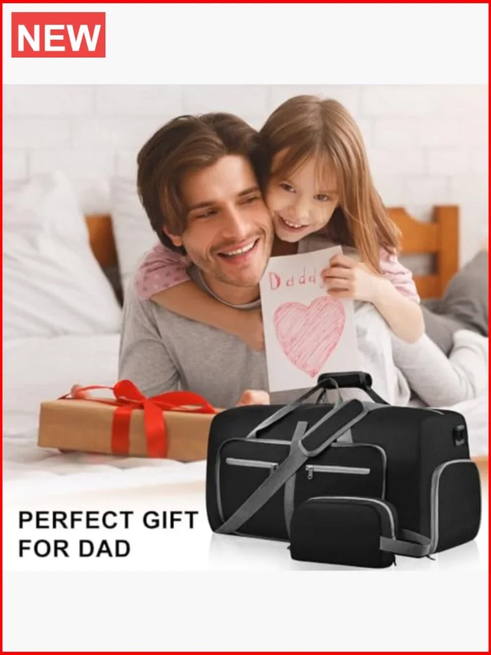 Duffle Bag with Shoes Compartment Foldable Travel Duffel Waterproof 65L